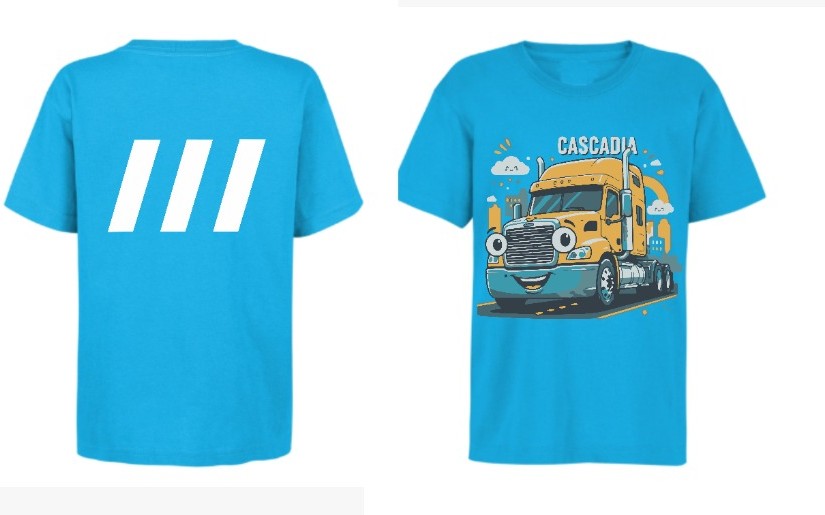 Playera Niño Chica Azul Tracto
